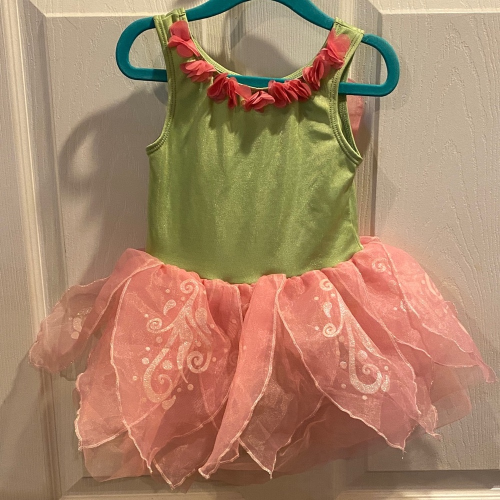 Gymboree Green and Pink Dance Dress